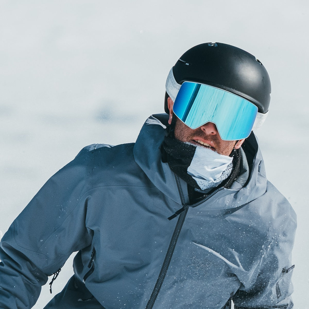 Alternative view of Snow Goggle Face Shield - Monochrome